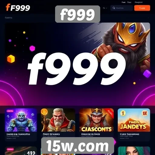 Visão geral das funcionalidades do site f999